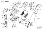 Bosch 3 600 H81 A40 ROTAK 34 Lawnmower Spare Parts